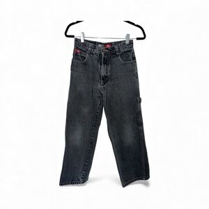 Vintage South Pole Youth Black Denim Jeans Red Tab